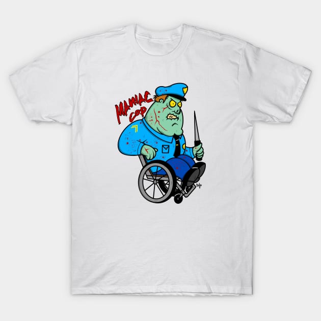 Maniac cop classic horror mashup funny T-Shirt by DiLoDraws